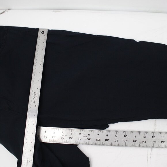 Travis Mathew Pants Mens 38 Straight Leg Mid Rise Black Tencel Cotton Blend Golf - Picture 7 of 13